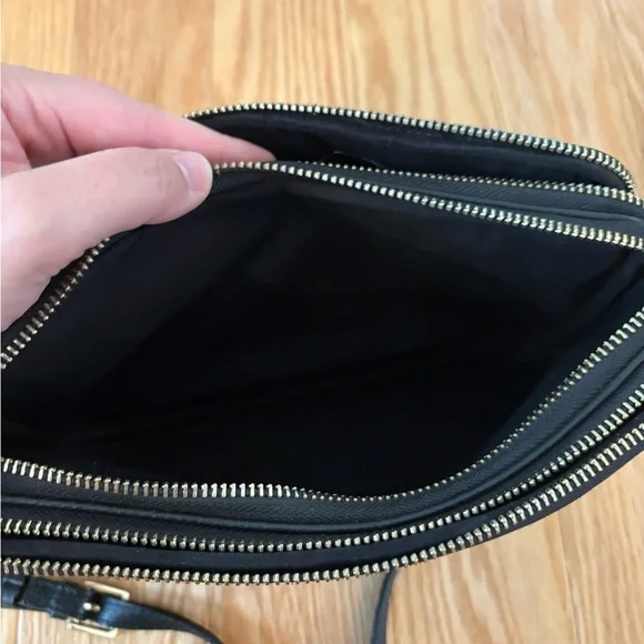 Whistles (UK)—LIKE NEW—Leather Leopard Print Crossbody Bag - Picture 10 of 13